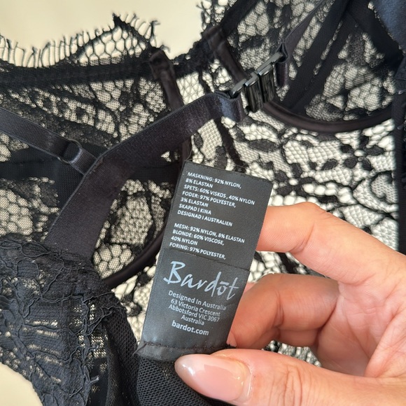 Revolve Bardot Lace Bodysuit - Picture 7 of 7